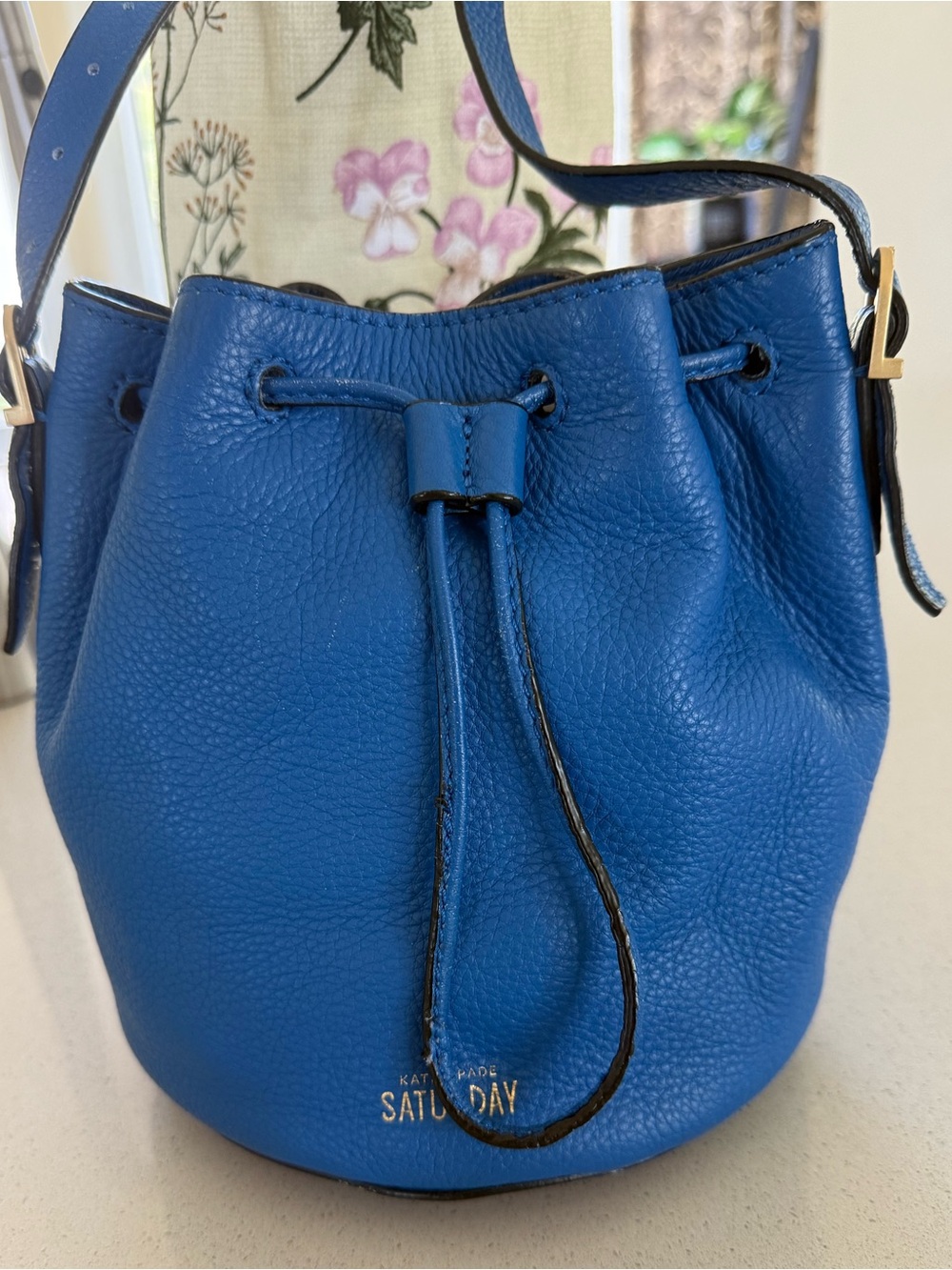 Kate Spade Saturday vintage leather bucket crossbody bag